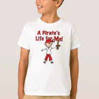 Yo Ho Yo Ho A Pirate's Life for Me T Shirt Cool Pirates Tee Unisex