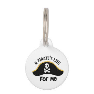 Pirates Life Pet ID Tag