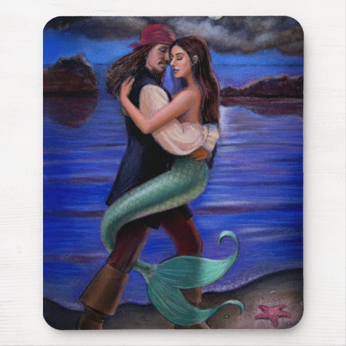 Pirate's Mermaid Fantasy Art Mousepad