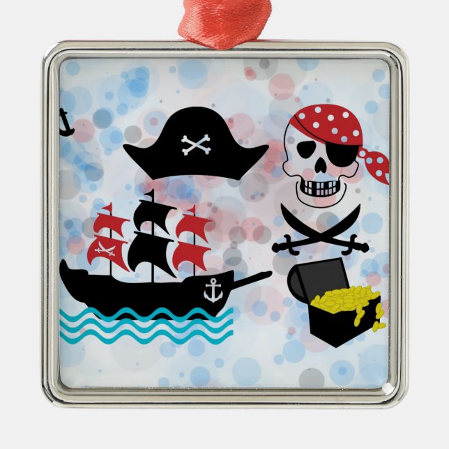 Pirates Metal Ornament (Front)