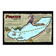 Pirates of Lake Erie Poster Official ELE Merch