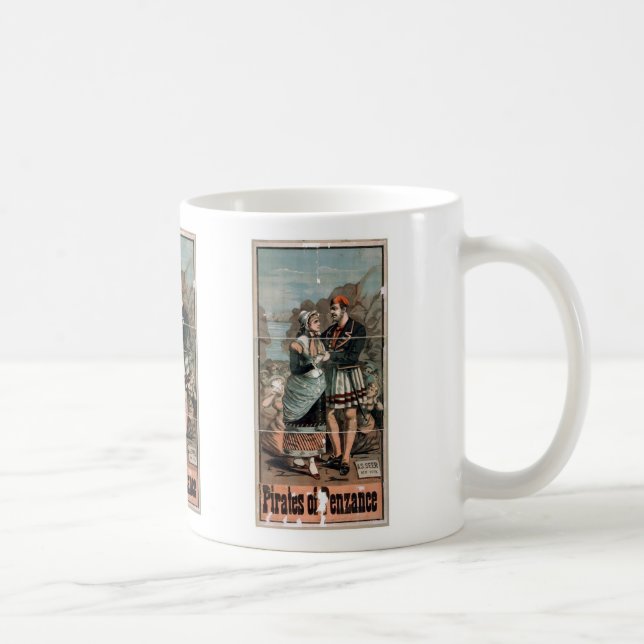 Pirates of Penzance Vintage Theater Coffee Mug (Right)