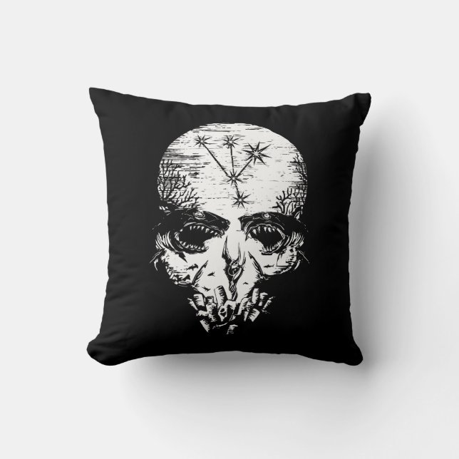 Pirates of the Caribbean 5 | A Cursed Fate Throw Pillow (Front)