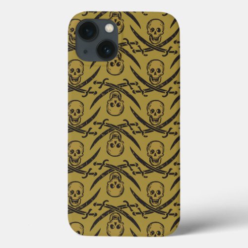 Pirates of the Caribbean 5  Beware _ Pattern iPhone 13 Case