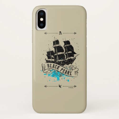 Pirates of the Caribbean 5  Black Pearl iPhone X Case