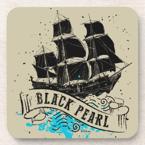 Pirates of the Caribbean 5  Black Pearl Coaster