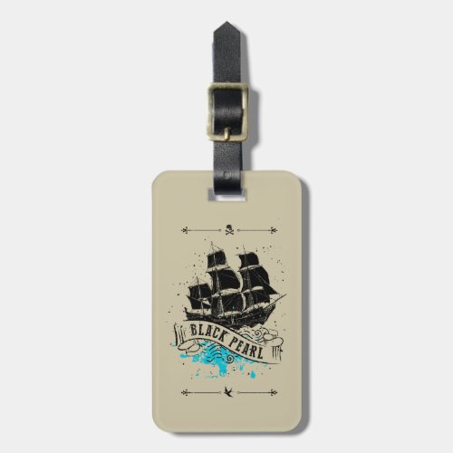 Pirates of the Caribbean 5  Black Pearl Luggage Tag