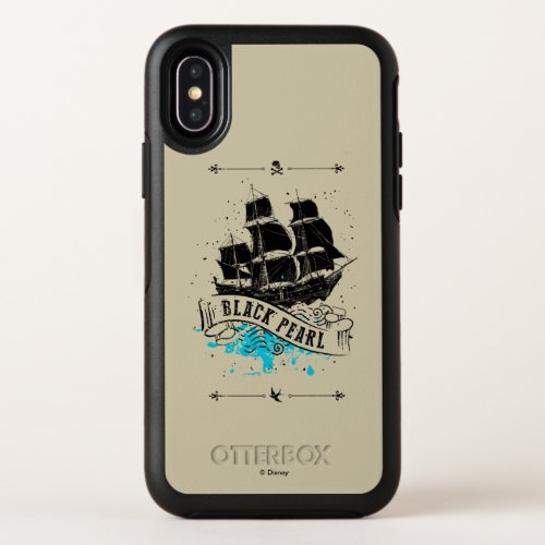 Pirates of the Caribbean 5  Black Pearl OtterBox Symmetry iPhone X Case