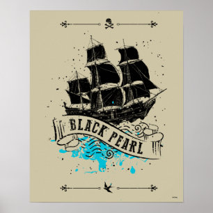 Pirates of the Caribbean 5   Black Pearl Poster