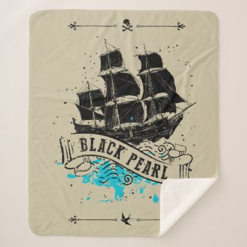 Pirates Of The Caribbean 5 | Black Pearl Sherpa Blanket by DisneyPirates at Zazzle