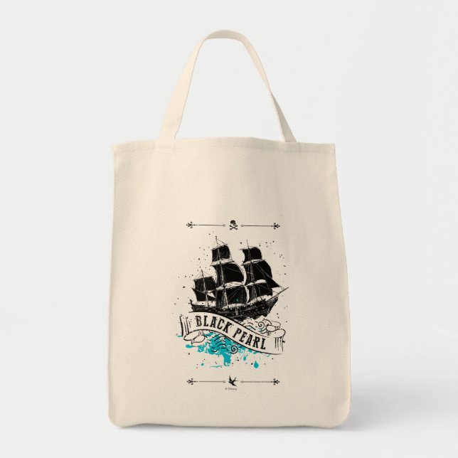 Pirates of the Caribbean 5 | Black Pearl Tote Bag (Front)