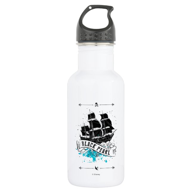 Pirates of the Caribbean 5 | Black Pearl Water Bottle (Front)