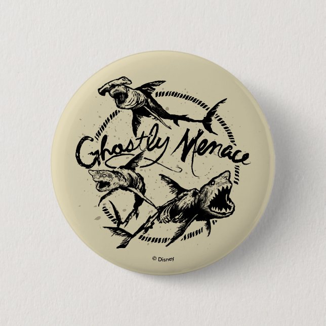 Pirates of the Caribbean 5 | Ghostly Menace Button (Front)