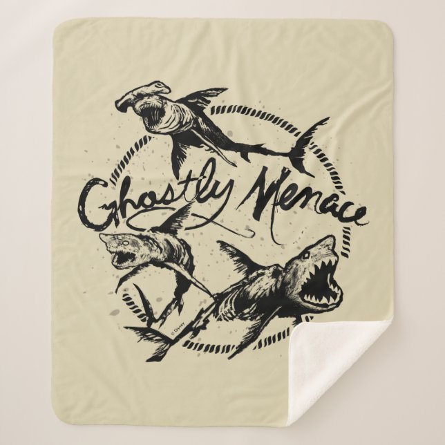 Pirates of the Caribbean 5 | Ghostly Menace Sherpa Blanket (Front)