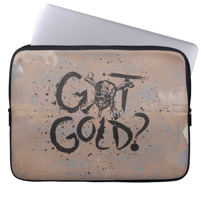 Pirates of the Caribbean 5 | Got Gold? Laptop Sleeve (Front)