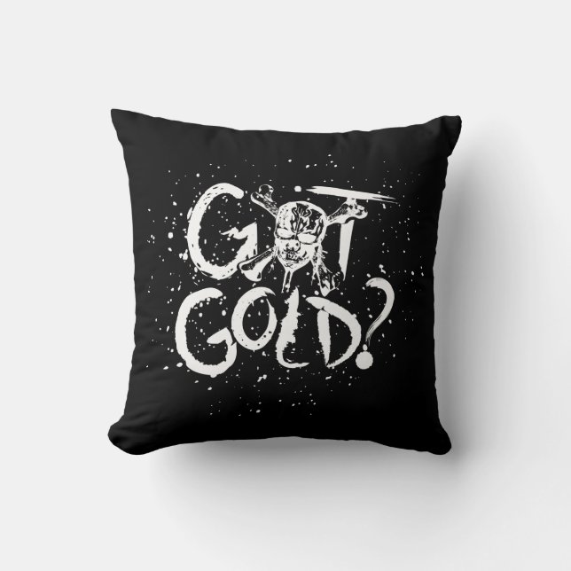 Pirates of the Caribbean 5 | Got Gold? Throw Pillow (Front)