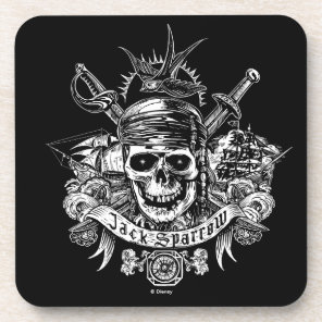 Pirates of the Caribbean 5 | Jack Sparrow Skull Beverage Coaster