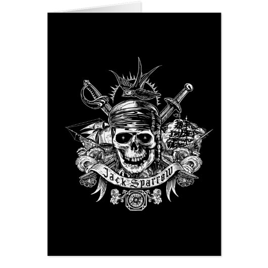 Pirates of the Caribbean 5 | Jack Sparrow Skull Cards (Front)