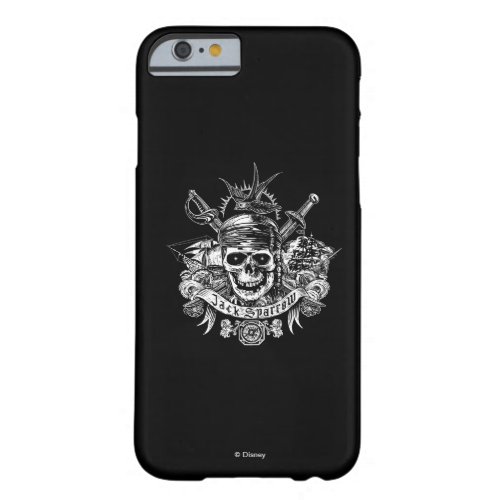 Pirates of the Caribbean 5  Jack Sparrow Skull Barely There iPhone 6 Case
