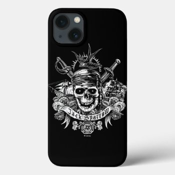 Pirates Of The Caribbean 5 | Jack Sparrow Skull Iphone 13 Case by DisneyPirates at Zazzle