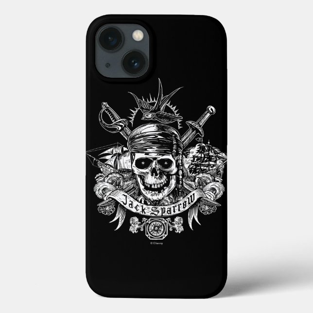 Pirates of the Caribbean 5 | Jack Sparrow Skull Case-Mate iPhone Case (Back)