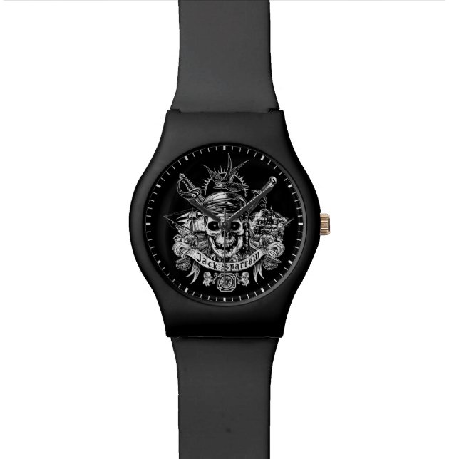 Pirates of the Caribbean 5 | Jack Sparrow Skull Wrist Watch (Close Up)