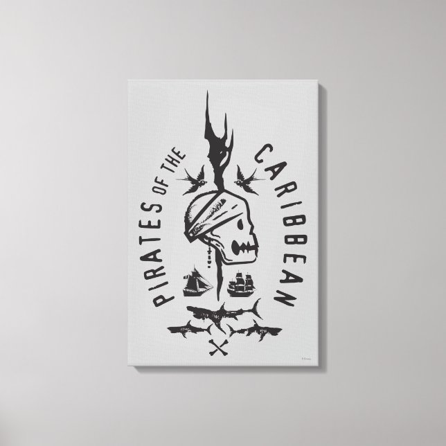 Pirates of the Caribbean 5 | Keep To The Code Canvas Print (Front)