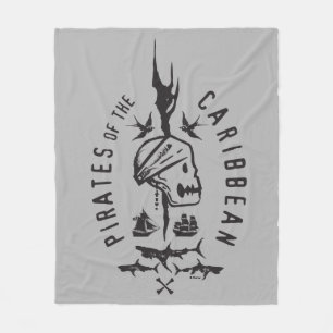 Pirates of the Caribbean 5   Keep To The Code Fleece Blanket