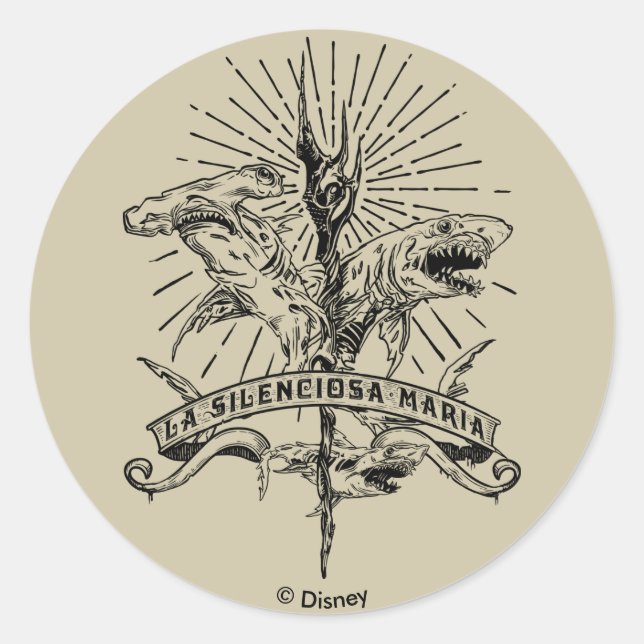 Pirates of the Caribbean 5 | La Silenciosa Maria Classic Round Sticker (Front)