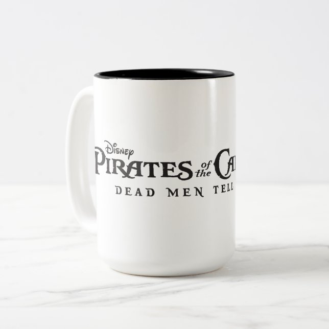 Pirates of the Caribbean 5 Logo Two-Tone Coffee Mug (Front Left)