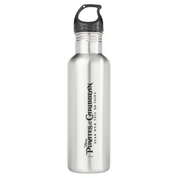 Pirates Of The Caribbean 5 Logo Water Bottle by DisneyPirates at Zazzle