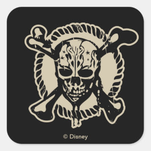 Pirates of the Caribbean 5   Lost Souls At Sea Square Sticker
