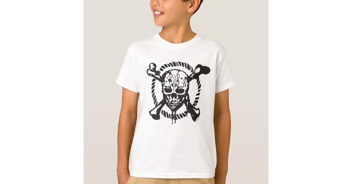  Disney Pirates of the Caribbean Skull and Swords Logo T-Shirt :  Clothing, Shoes & Jewelry