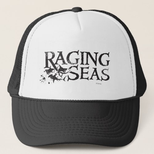 Pirates of the Caribbean 5  Raging Seas Black Trucker Hat