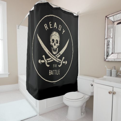 Pirates of the Caribbean 5  Ready For Battle Shower Curtain