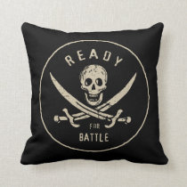 Pirates of the Caribbean 5 | Ready For Battle Throw Pillow