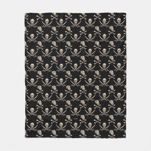 Pirates of the Caribbean 5  Rogue _ Pattern Fleece Blanket