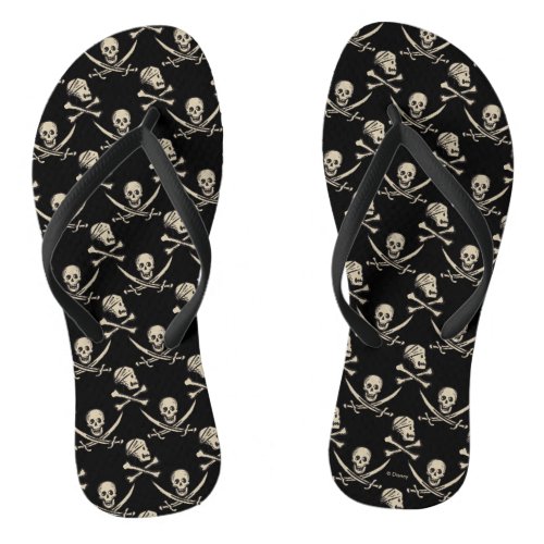 Pirates of the Caribbean 5  Rogue _ Pattern Flip Flops