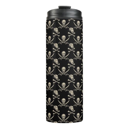 Pirates of the Caribbean 5  Rogue _ Pattern Thermal Tumbler