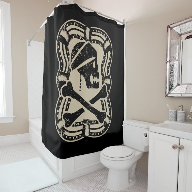 Pirates of the Caribbean 5 | Save Your Soul Shower Curtain (In Situ)