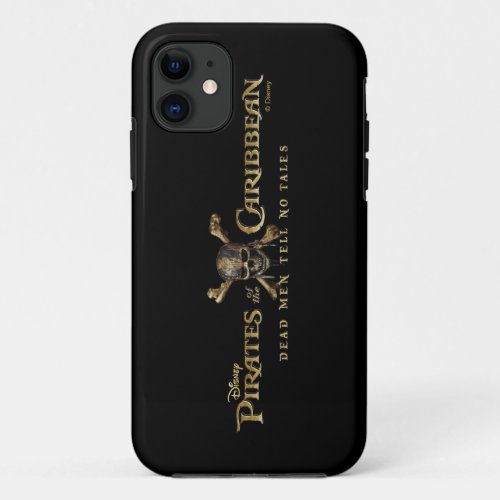 Pirates of the Caribbean 5 Skull Logo iPhone 11 Case