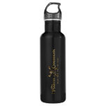Pirates Of The Caribbean 5 Skull Logo Stainless Steel Water Bottle at Zazzle