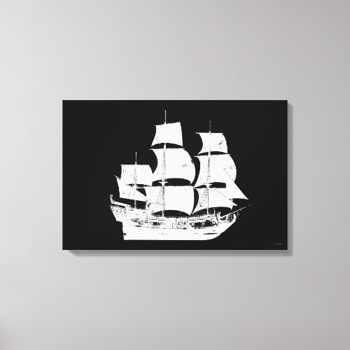 Pirates of the Caribbean 5  The Sea Rules All Canvas Print