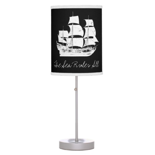 Pirates of the Caribbean 5  The Sea Rules All Table Lamp