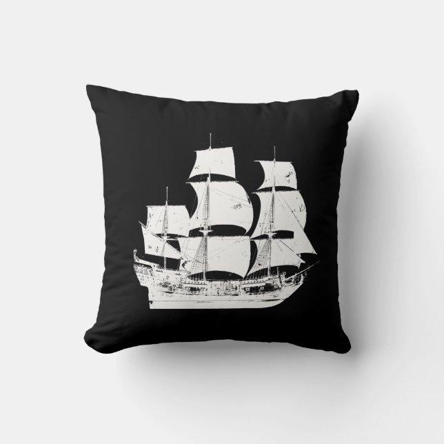 Pirates of the Caribbean 5 | The Sea Rules All Throw Pillow (Front)