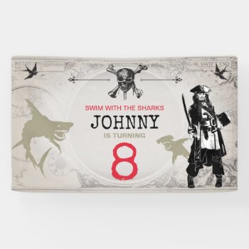Pirates Of The Caribbean | Birthday Banner by DisneyPirates at Zazzle
