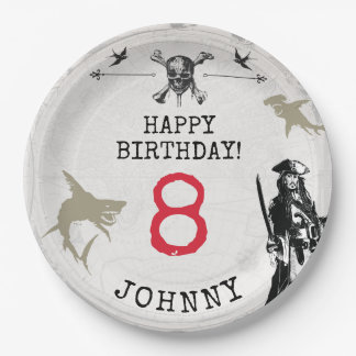 Pirates of the Caribbean | Birthday Paper Plates