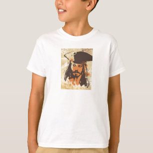 Pirates of the Caribbean Jack Sparrow graphic T-Shirt