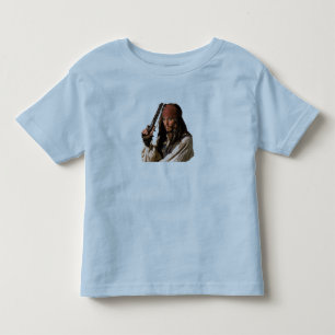 Pirates of the Caribbean Jack Sparrow with Gun Toddler T-shirt