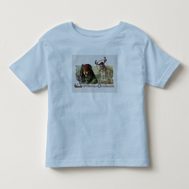 Pirates of the Caribbean Movie Art Disney Toddler T-shirt (Front)